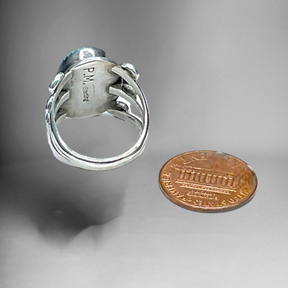 🌺Vintage P. McCray Navajo Sterling Turquoise Ring - Picture 9 of 15